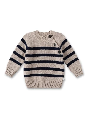 Sanetta Kidswear Sweter w kolorze beżowo-czarnym rozmiar: 62