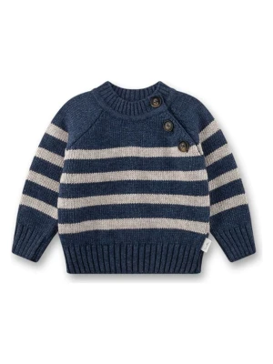 Sanetta Kidswear Sweter w kolorze niebiesko-beżowym rozmiar: 110