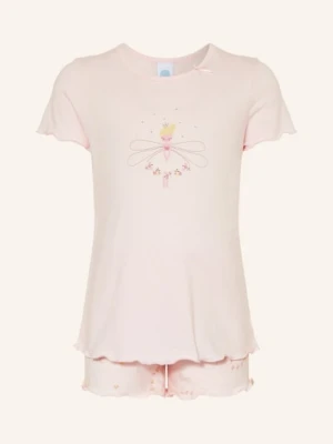 Sanetta Krótka Piżama Z Kamieniami Ozdobnymi rosa