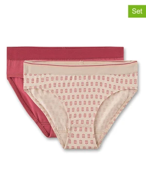 Sanetta Majtki (2 pary) w kolorze beżowo-czerwonym rozmiar: 176