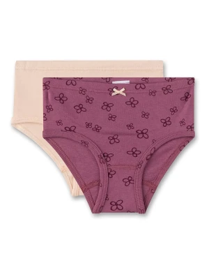 Sanetta Majtki (2 pary) w kolorze beżowo-fioletowym rozmiar: 140
