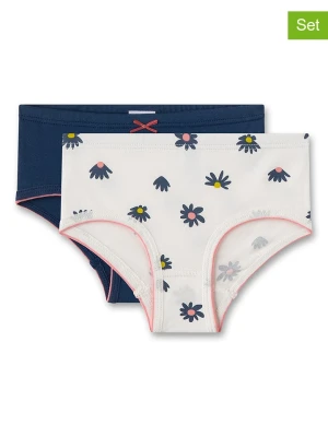 Sanetta Majtki (2 pary) w kolorze biało-granatowym rozmiar: 104