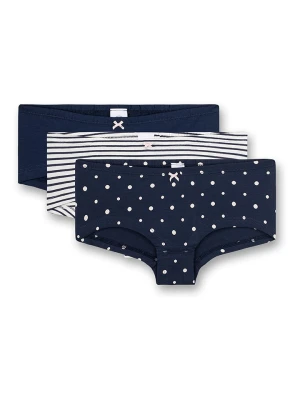 Sanetta Majtki (3 pary) w kolorze granatowo-białym rozmiar: 164