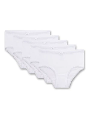 Sanetta Majtki (5 par) w kolorze białym rozmiar: 128