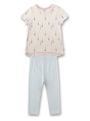 Sanetta Piżama w kolorze beżowo-błękitnym rozmiar: 98