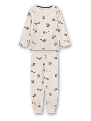 Sanetta Piżama w kolorze beżowym rozmiar: 128