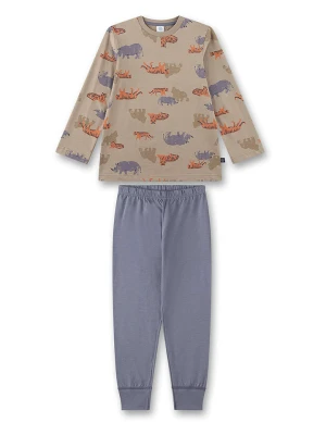 Sanetta Piżama w kolorze jasnobrązowo-niebieskim rozmiar: 92