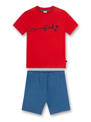 Sanetta Kidswear Piżama w kolorze niebiesko-czerwonym rozmiar: 140