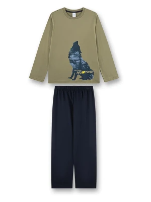 Sanetta Piżama w kolorze oliwkowo-granatowym rozmiar: 128