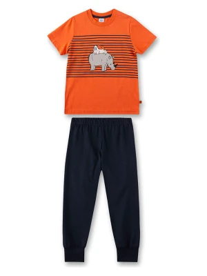 Sanetta Piżama w kolorze pomarańczowo-czarnym rozmiar: 98