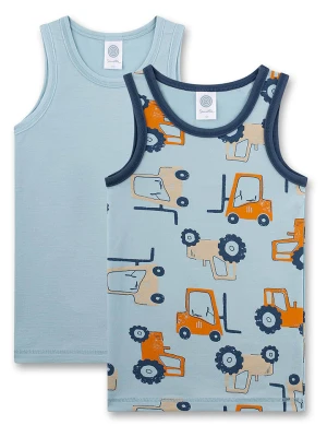 Sanetta Podkoszulki (2 szt.) w kolorze błękitnym rozmiar: 104