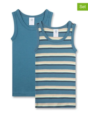 Sanetta Podkoszulki (2 szt.) w kolorze niebieskim rozmiar: 104