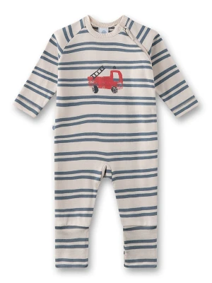 Sanetta Rampers w kolorze beżowo-niebieskim rozmiar: 86