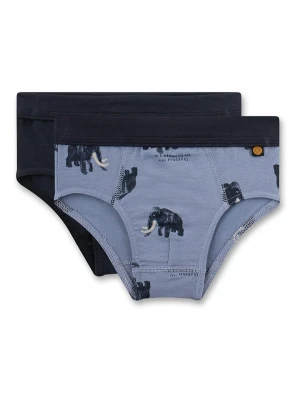 Sanetta Slipki (2 pary) w kolorze błękitnym i granatowym rozmiar: 140