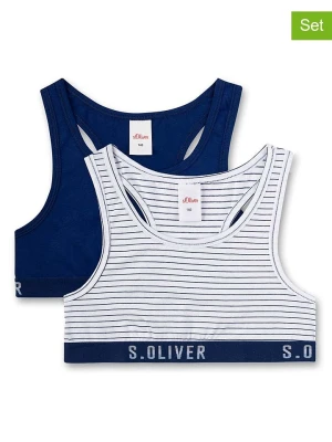 Sanetta Topy (2 szt.) w kolorze granatowo-białym rozmiar: 128