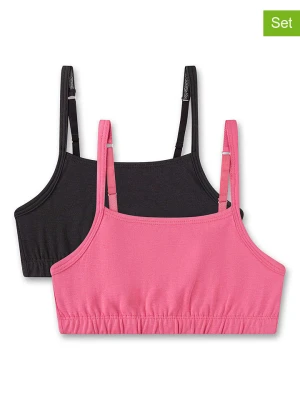 Sanetta Topy (2 szt.) w kolorze jasnoróżowo-czarnym rozmiar: 164