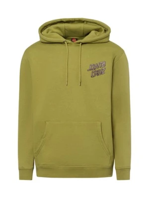 Santa Cruz Bluza męska z kapturem - Screaming Grizzly Mężczyźni zielony jednolity,
