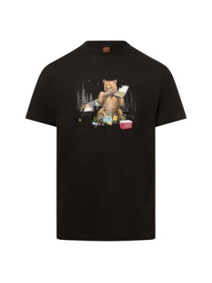 Santa Cruz Koszulka męska - Brown Pizza Bear Mężczyźni Bawełna czarny nadruk,