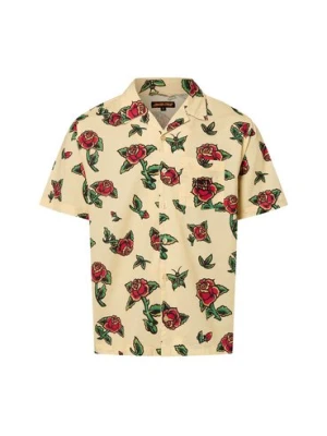 Santa Cruz Męska koszulka z krótkim rękawem - Flash Roses Mężczyźni Modern Fit Bawełna żółty|wielokolorowy nadruk,