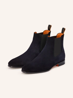 Santoni Botki Chelsea Archerboot blau