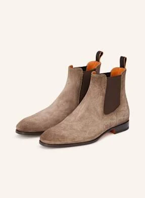 Santoni Botki Chelsea Archerboot braun