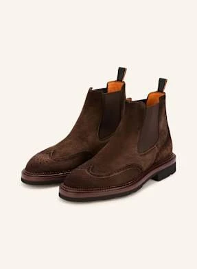 Santoni Botki Chelsea Kalamaboot braun