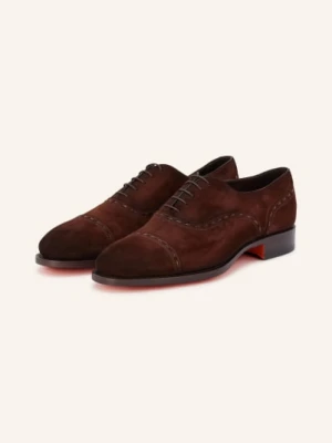 Santoni Buty Sznurowane Imperial braun
