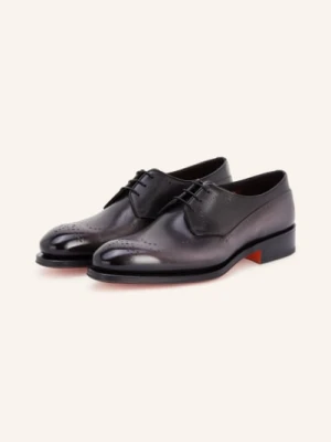 Santoni Buty Sznurowane Imperialde grau