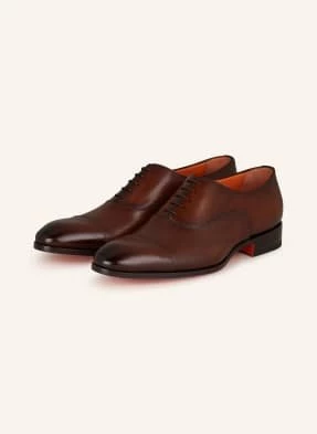 Santoni Buty Sznurowane Racer braun