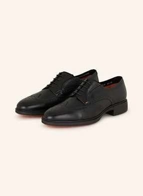 Santoni Buty Sznurowane schwarz