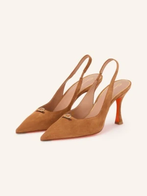 Santoni Czółenka Z Paskiem Sabine braun