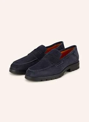 Santoni Penny Loafers blau