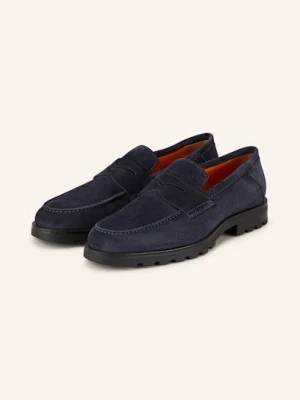 Santoni Penny Loafers blau