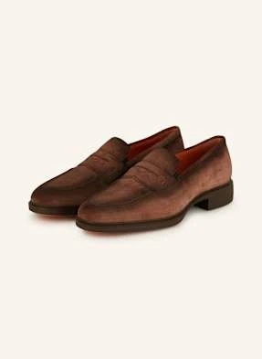 Santoni Penny Loafers Easyloafer braun