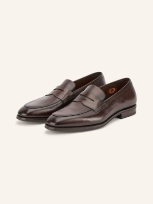 Santoni Penny Loafers Gregor braun CIEMNOBRĄZOWY