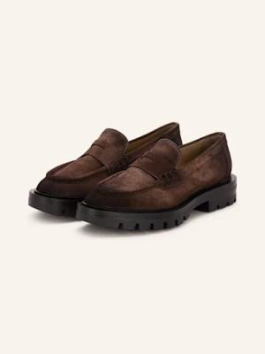 Santoni Penny Loafers Regina braun