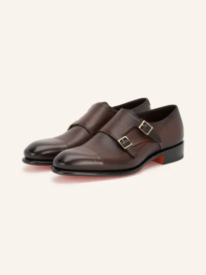 Santoni Podwójne Monki braun CIEMNOBRĄZOWY