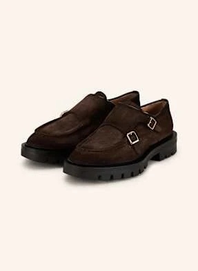 Santoni Podwójne Monki Feint braun