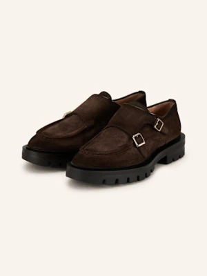 Santoni Podwójne Monki Feint braun