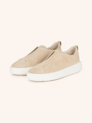 Santoni Sneakersy Wsuwane Victory beige