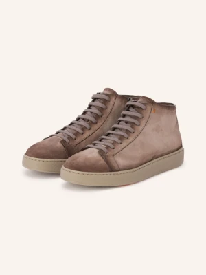 Santoni Sneakersy Z Wysoką Cholewką Dump beige