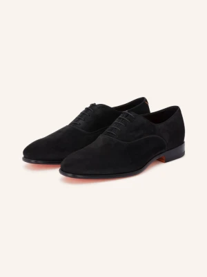 Santoni Sznurowane Botki Gregor schwarz CZARNY