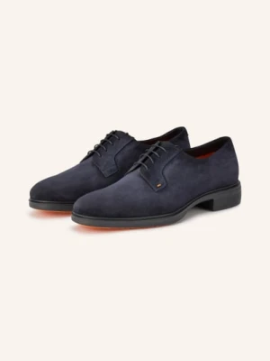 Santoni Sznurowane Buty Easy Revlo blau