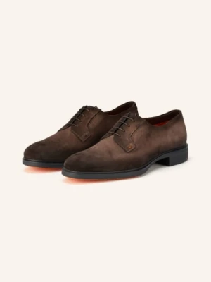 Santoni Sznurowane Buty Easy Revlo braun