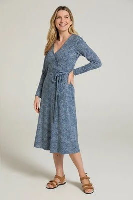 Santorini damska sukienka kopertowa z długimi rękawami - Mountain Warehouse