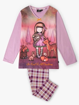 SANTORO London Piżama "Santoro Gorjuss" w kolorze fioletowo-białym rozmiar: 164