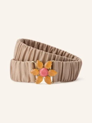 Sara Roka Pasek Penelope Z Kamykiem beige