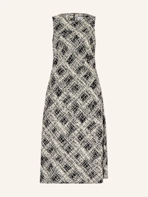 Sara Roka Sukienka Bouclé Z Błyszczącą Przędzą schwarz