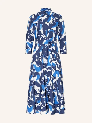 Sara Roka Sukienka Koszulowa Davida Z Rękawami 3/4 blau