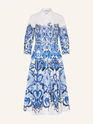 Sara Roka Sukienka Koszulowa Nydia Z Rękawami 3/4 weiss